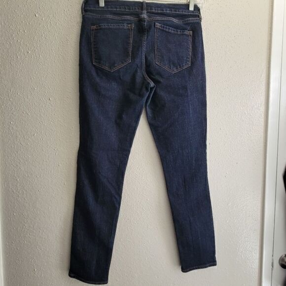 3 / $30 Old Navy Jeans Womens 10‎ Dark Blue Skinny Denim Cotton Blend - Picture 4 of 11